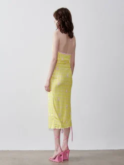 Heather Midi Dress Sunshine Gingham<Poster Girl Best