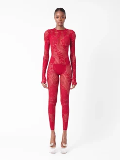 Hen Jumpsuit Red<Poster Girl Hot