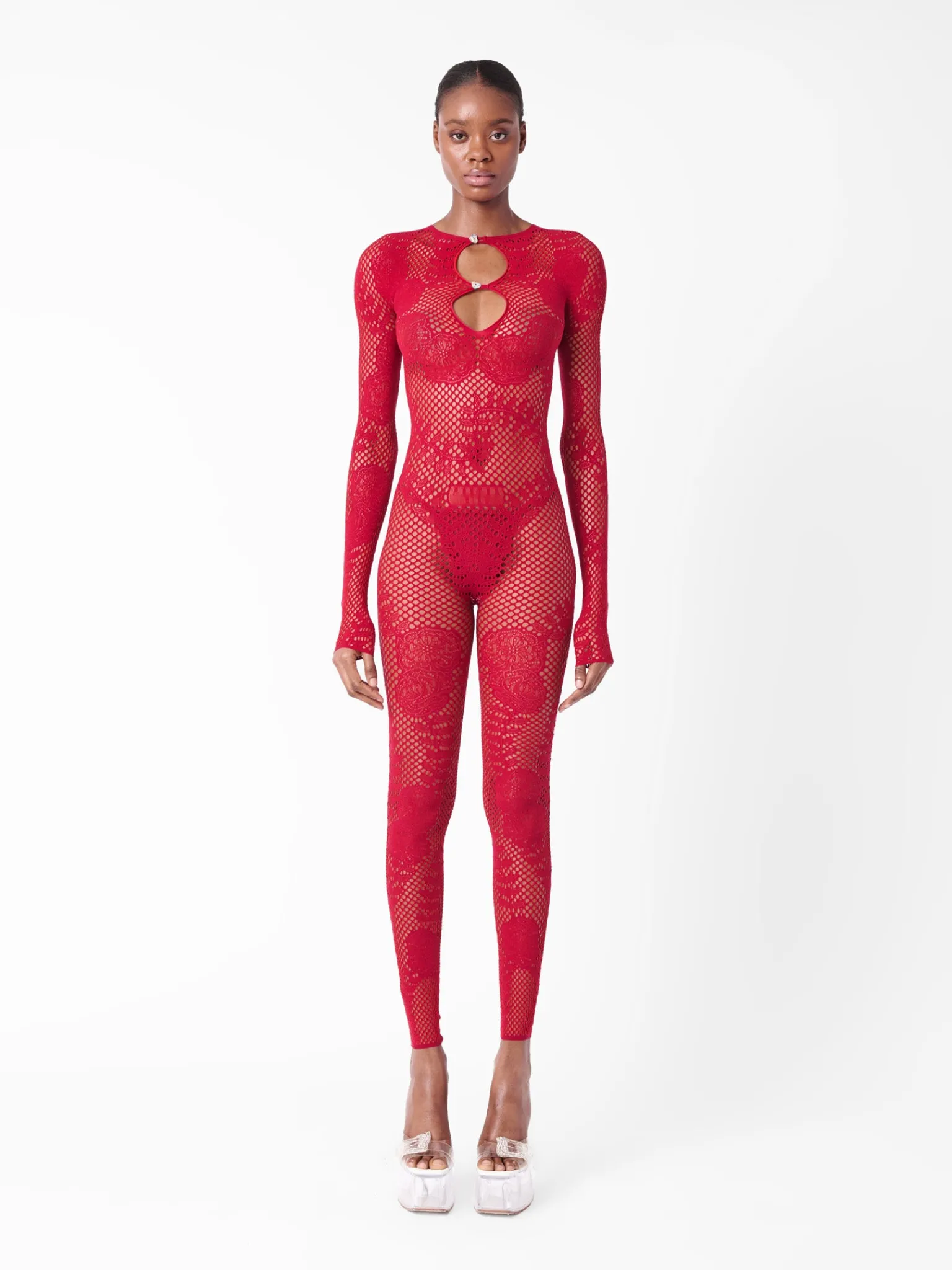 Hen Jumpsuit Red<Poster Girl Hot
