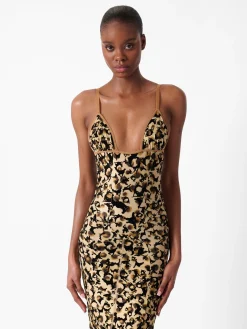 Hun Dress Beige Leopard Print<Poster Girl Discount