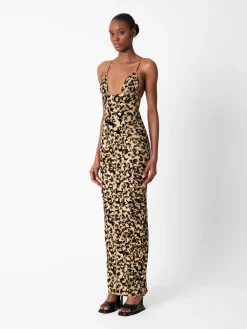 Hun Dress Beige Leopard Print<Poster Girl Discount