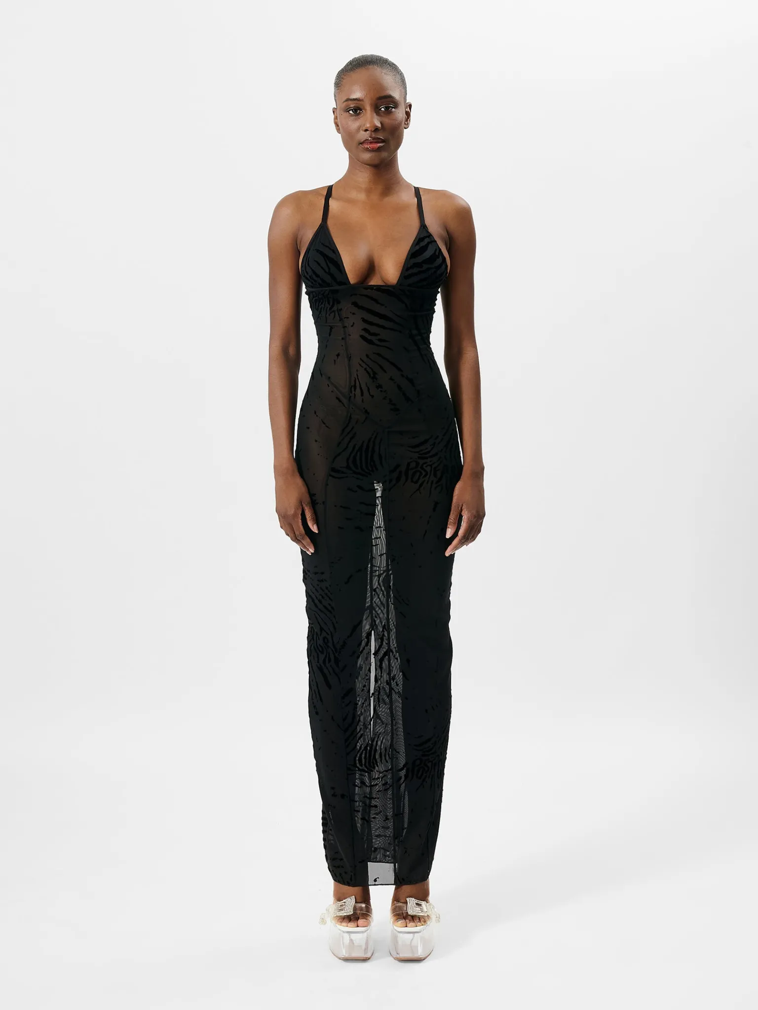 Hun Dress Black Zebra Print<Poster Girl