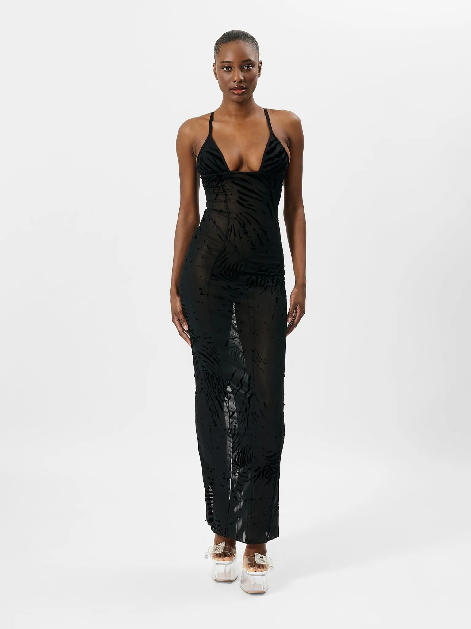 Hun Dress Black Zebra Print<Poster Girl