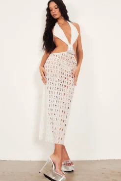 Isabella Dress Virgin White<Poster Girl Hot