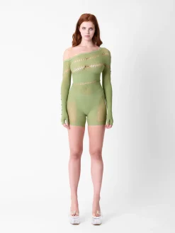 Ivy Jumpsuit Sativa Green<Poster Girl Online