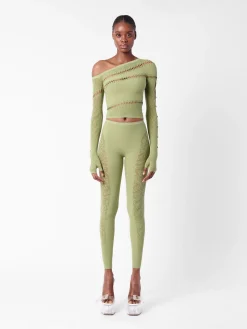 Ivy Legging Sativa Green<Poster Girl Clearance