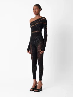 Ivy Long Rhinestone Jumpsuit<Poster Girl New