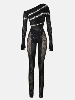 Ivy Long Rhinestone Jumpsuit<Poster Girl New