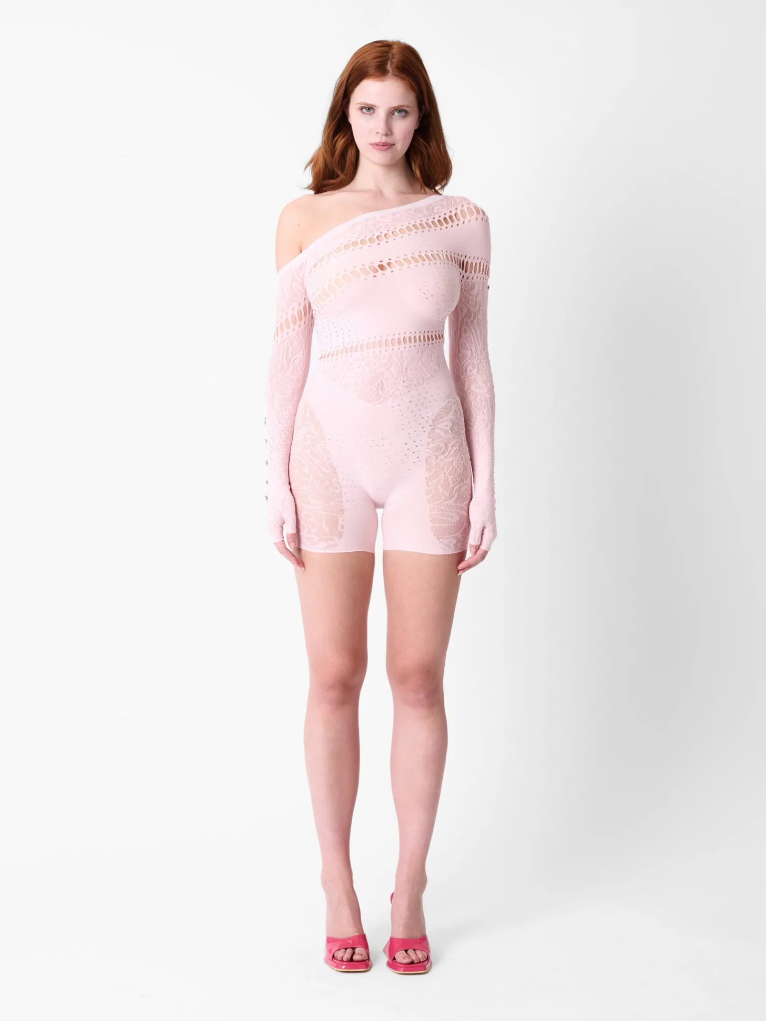 Ivy Rhinestone Jumpsuit Rose Quartz<Poster Girl Best
