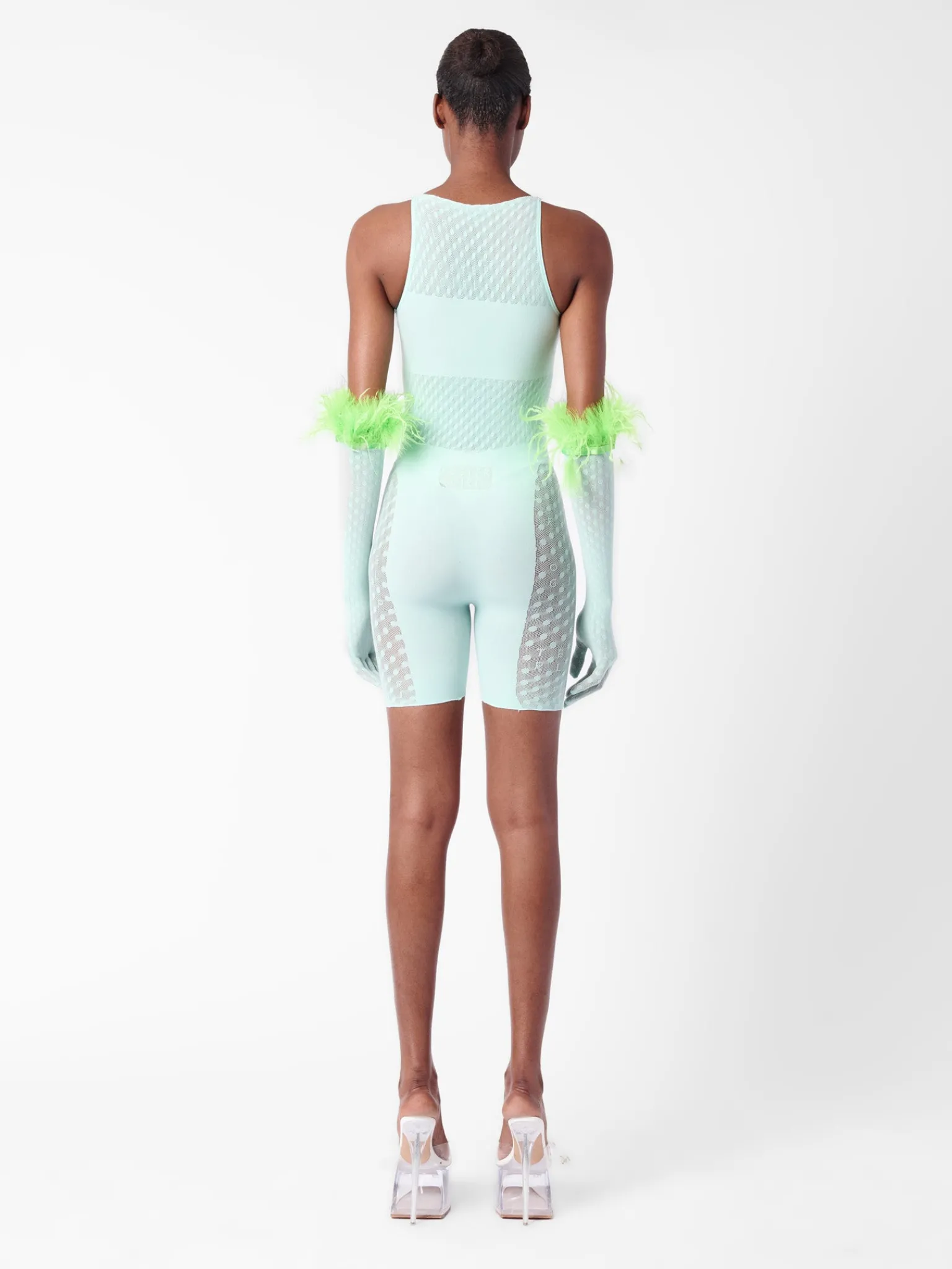 Jetta Jumpsuit x Gwenevere Gloves Set Soft Turquoise<Poster Girl