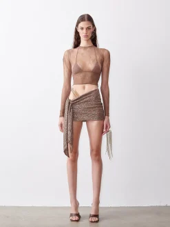 Kennedy Micro Skirt Sequin<Poster Girl Clearance