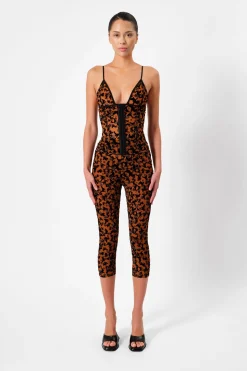 Knockout Capris Leopard Print<Poster Girl Sale