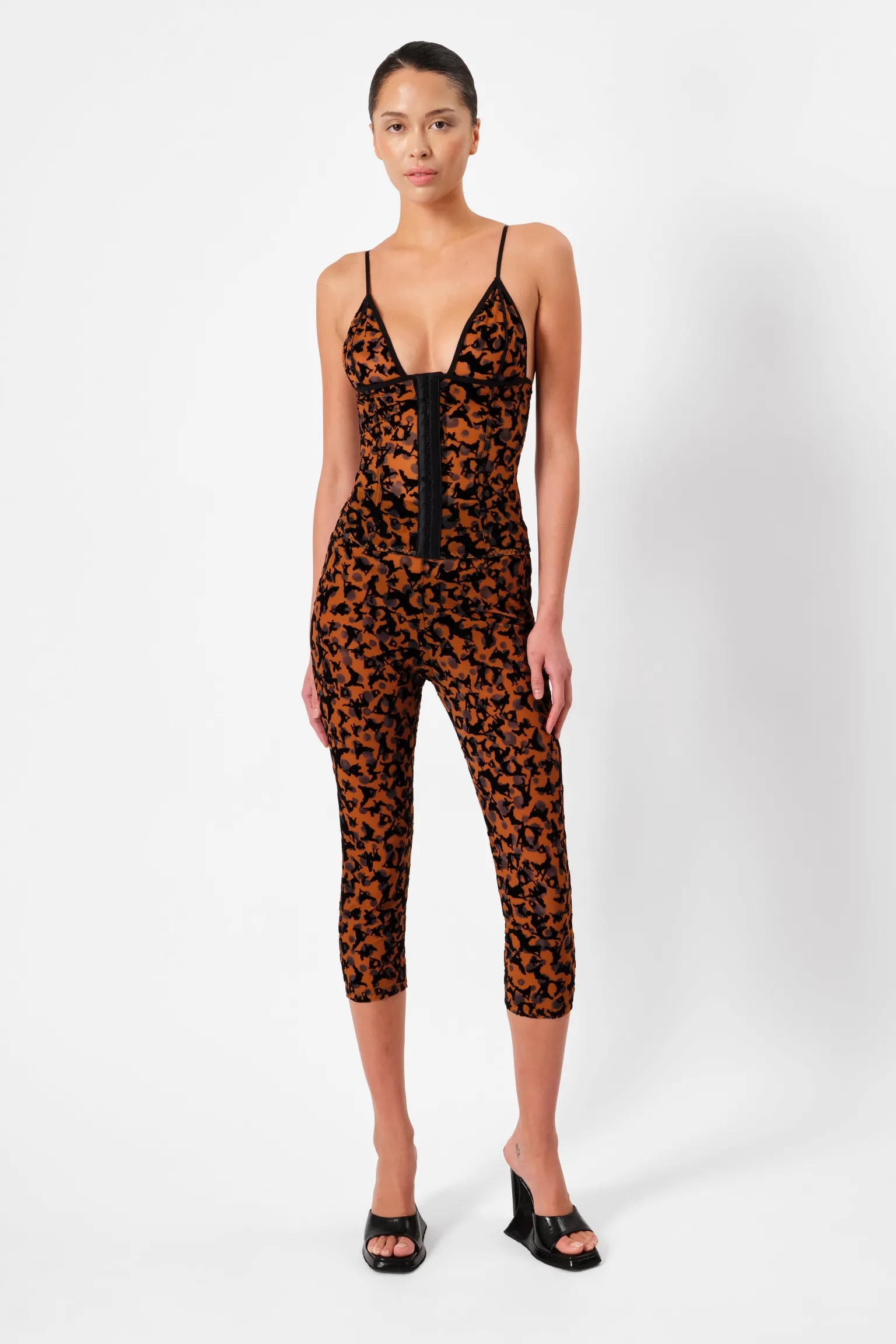 Knockout Capris Leopard Print<Poster Girl Sale