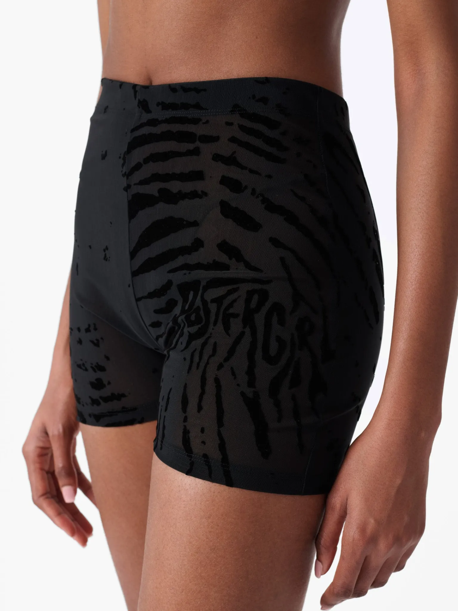 Knockout Shorts Black Zebra Print<Poster Girl Hot