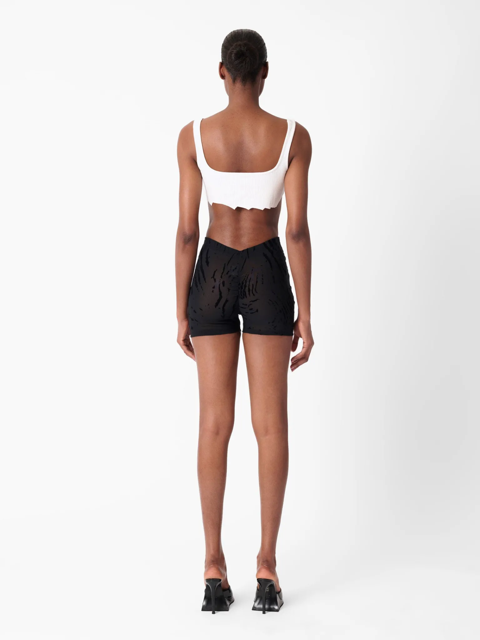 Knockout Shorts Black Zebra Print<Poster Girl Hot