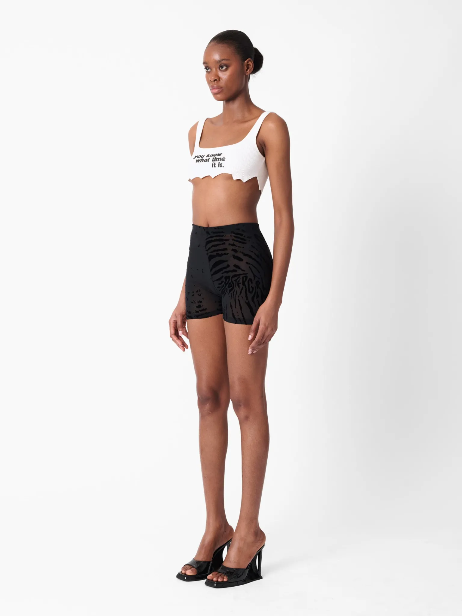 Knockout Shorts Black Zebra Print<Poster Girl Hot