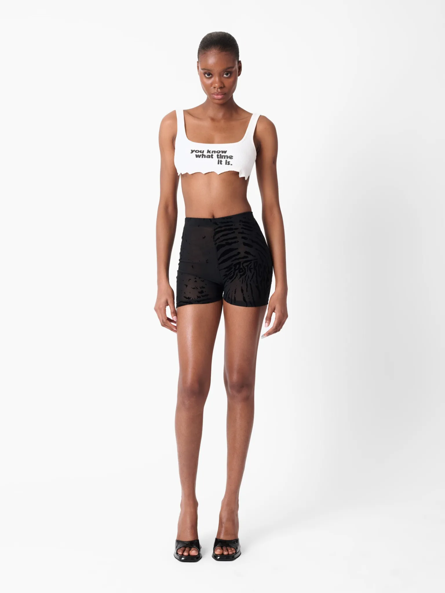 Knockout Shorts Black Zebra Print<Poster Girl Hot