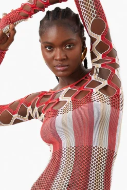 Koral Maxi Dress Burgundy Stripe<Poster Girl Best