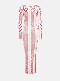 Koral Maxi Dress Burgundy Stripe<Poster Girl Best