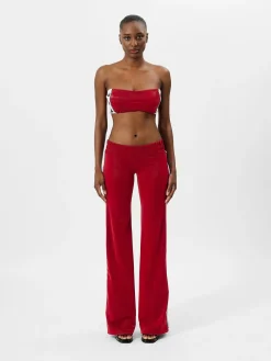 League Tracksuit Bottoms Red<Poster Girl