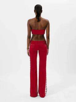 League Tracksuit Bottoms Red<Poster Girl