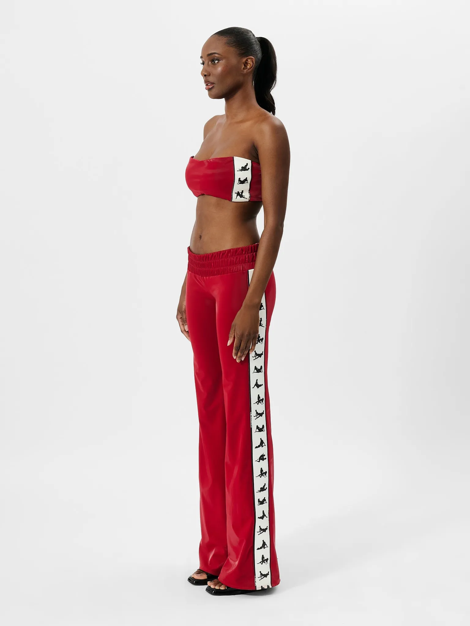 League Tracksuit Bottoms Red<Poster Girl