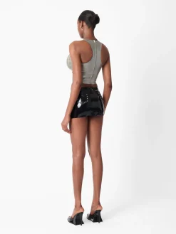 Manhattan Latex Mini Skirt<Poster Girl Hot