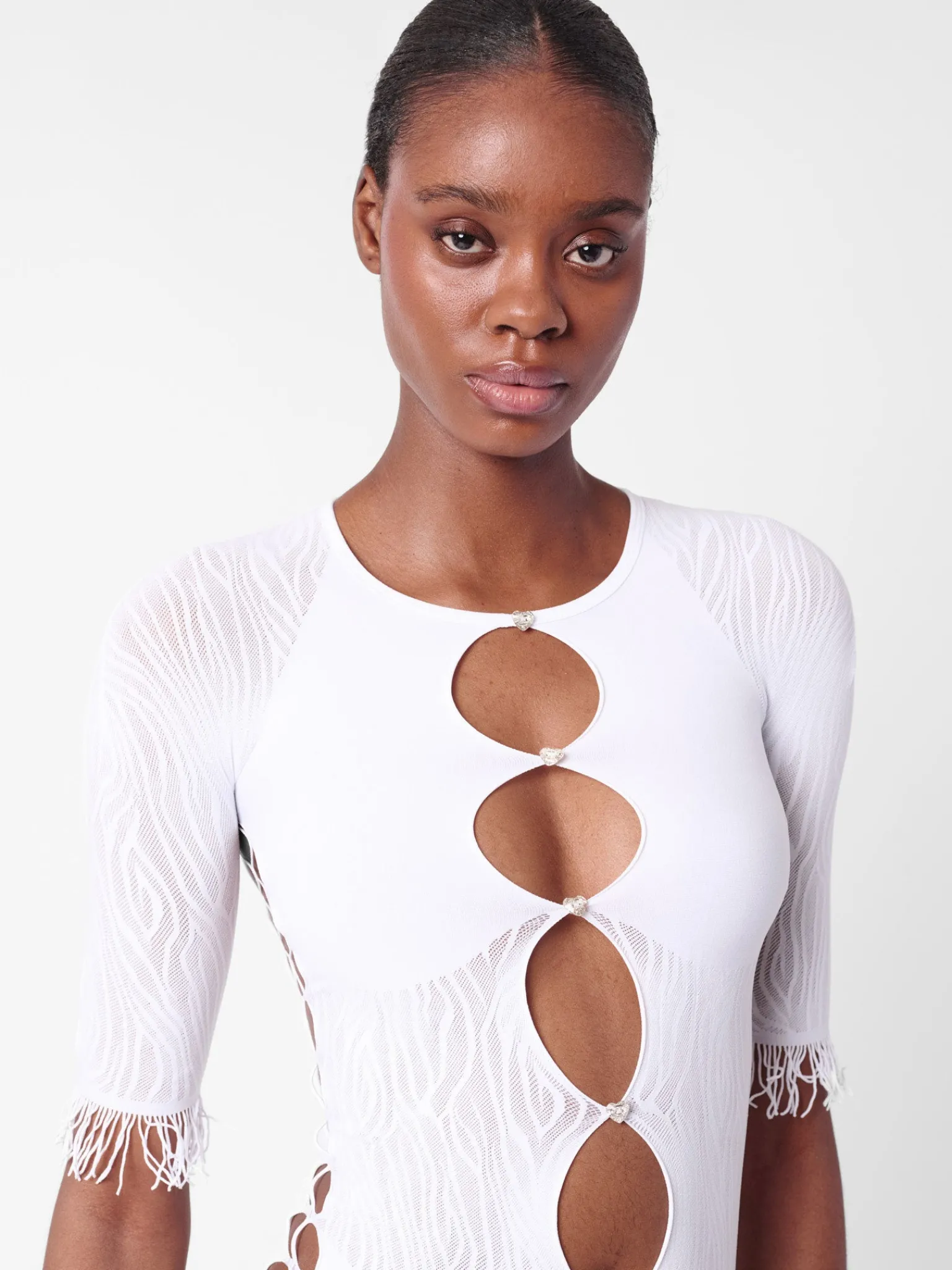 Miranda Dress in Optic White<Poster Girl Sale