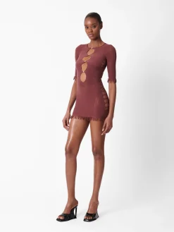 Miranda Dress Old Money Brown<Poster Girl Discount