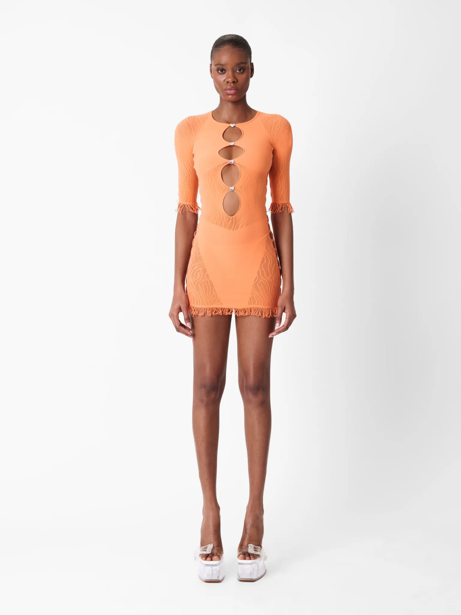 Miranda Dress Tangerine<Poster Girl