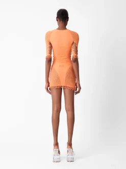 Miranda Dress Tangerine<Poster Girl