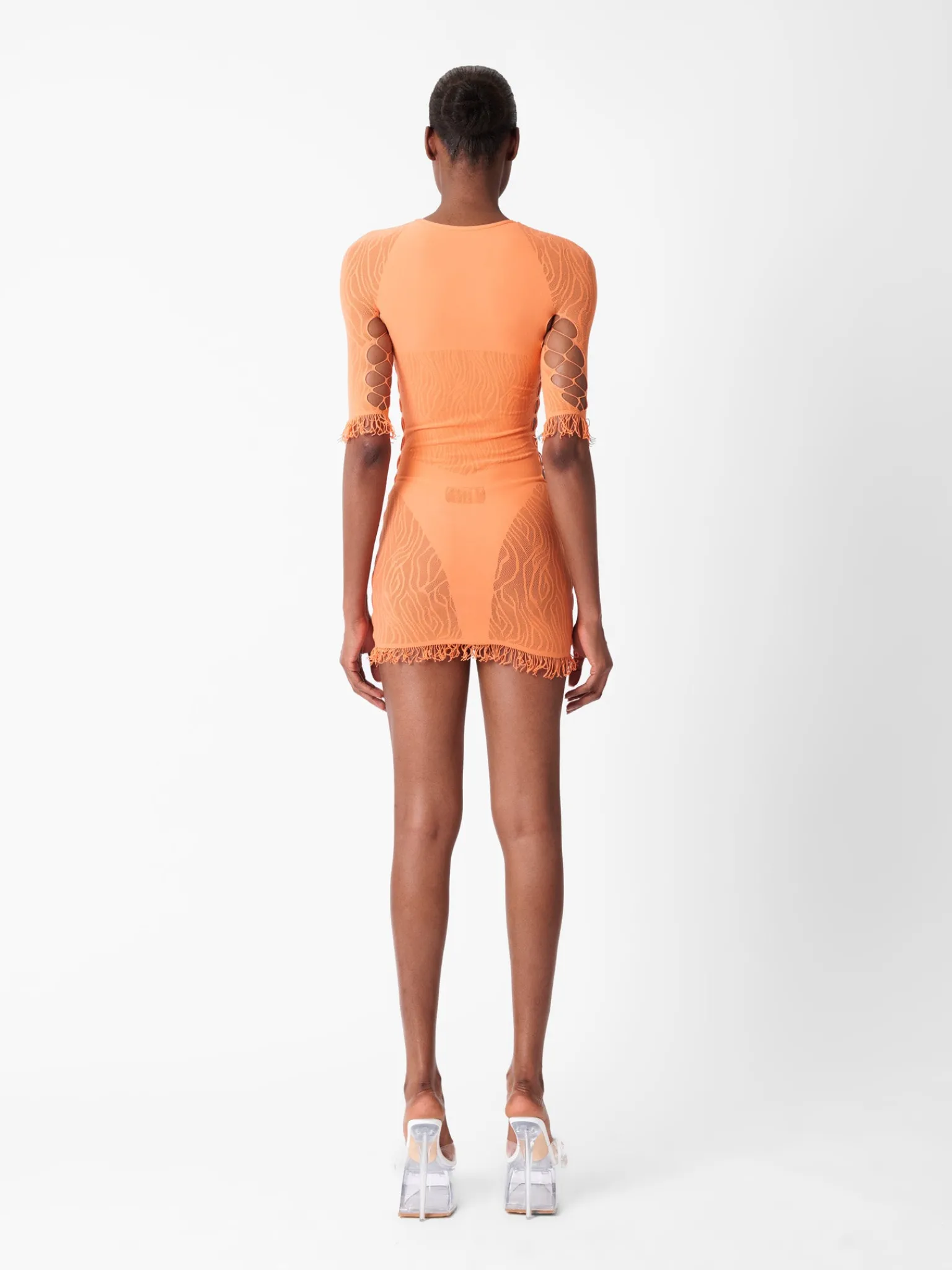 Miranda Dress Tangerine<Poster Girl