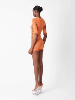 Miranda Dress Tangerine<Poster Girl