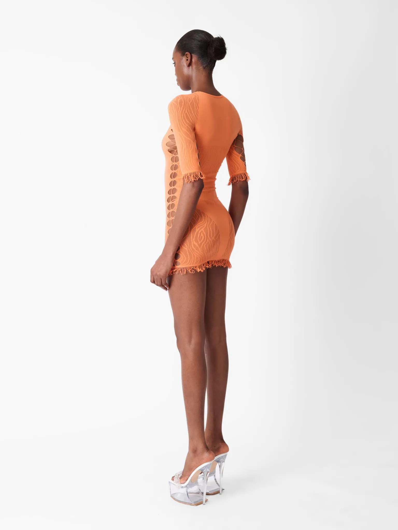 Miranda Dress Tangerine<Poster Girl