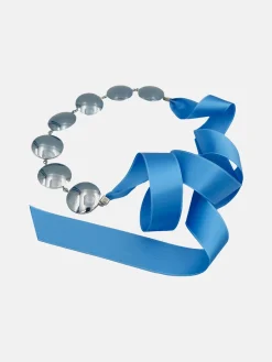 Nuclear Bow Necklace Baby Blue<Poster Girl