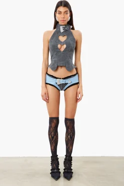 Oshun Leather Chaps Blue<Poster Girl Outlet