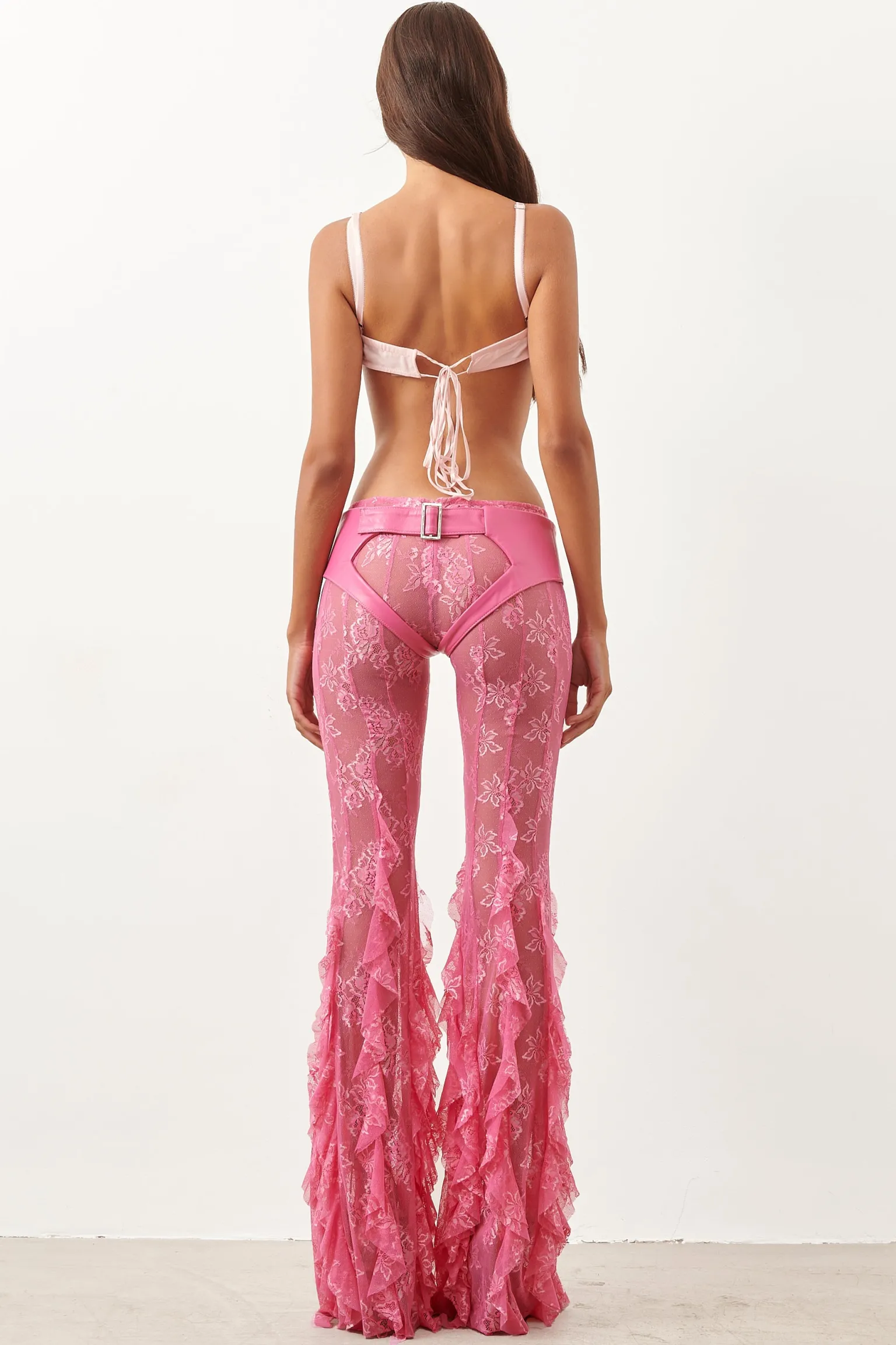 Oshun Leather Chaps Fuchsia Pink<Poster Girl Clearance
