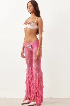 Oshun Leather Chaps Fuchsia Pink<Poster Girl Clearance