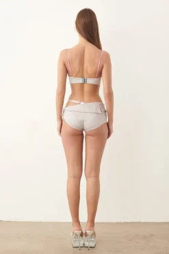 Paulette Shorts Grey/Pink Pinstripe<Poster Girl Discount