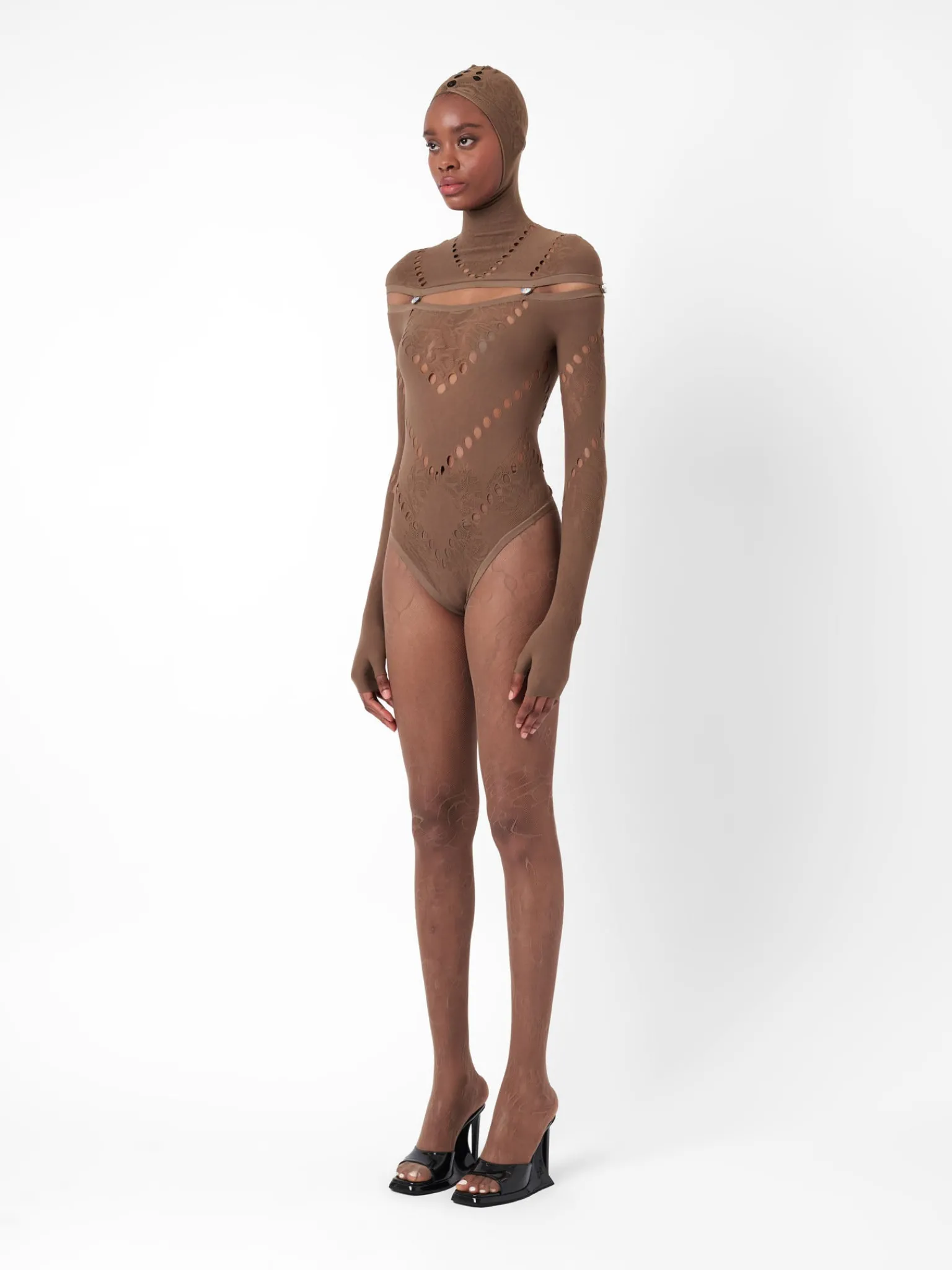 Pearl Bodysuit Kahlua Brown<Poster Girl Sale
