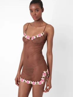 Peony Dress Brown<Poster Girl New