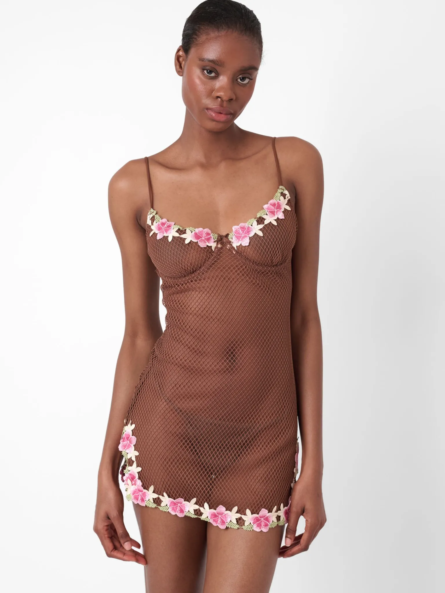 Peony Dress Brown<Poster Girl New
