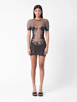Pin Up Mini Dress Black<Poster Girl Clearance