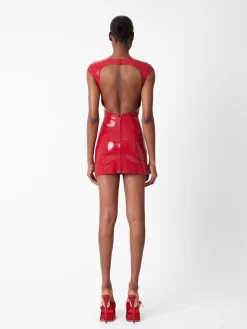 Player Latex Dress Red<Poster Girl Online