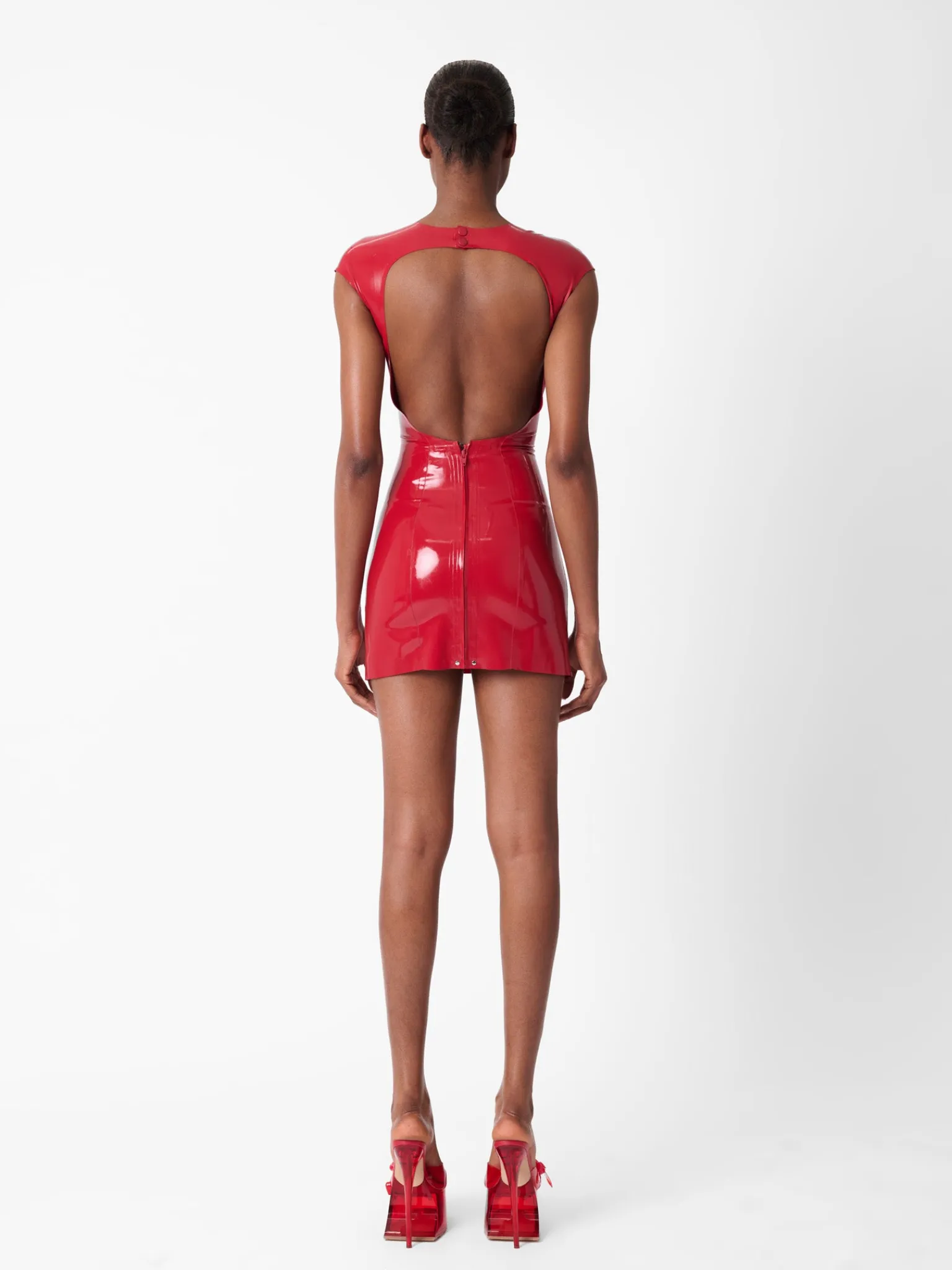 Player Latex Dress Red<Poster Girl Online
