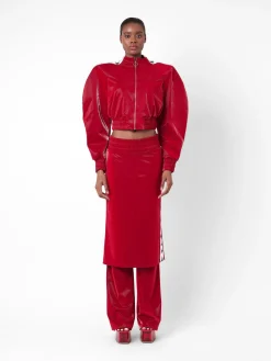 Premier Tracksuit Jacket Red<Poster Girl