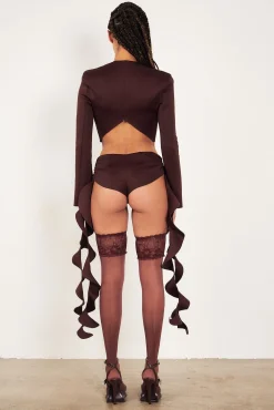 Rapunzel Hotpants Old Money Brown<Poster Girl Outlet