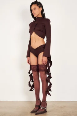 Rapunzel Hotpants Old Money Brown<Poster Girl Outlet