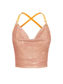 Rhinestoned Bambi Top Aperol Spritz<Poster Girl Best