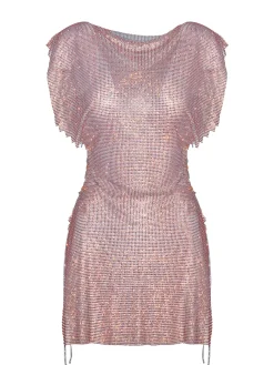 Rhinestoned Bamm Bamm Dress Aperol Spritz<Poster Girl Outlet